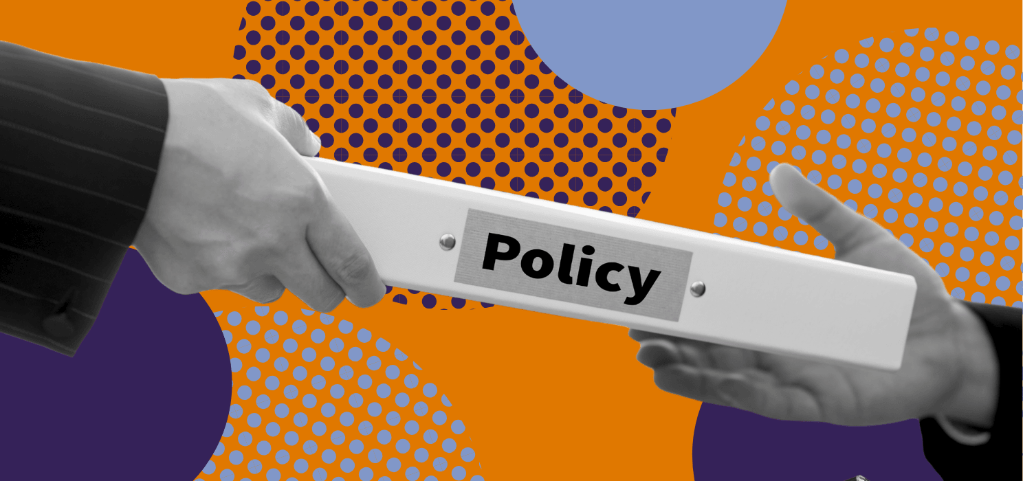 Two hands exchanging a policy book symbolize what home health agencies need to know about the new CMS Acceptance to Service policy.