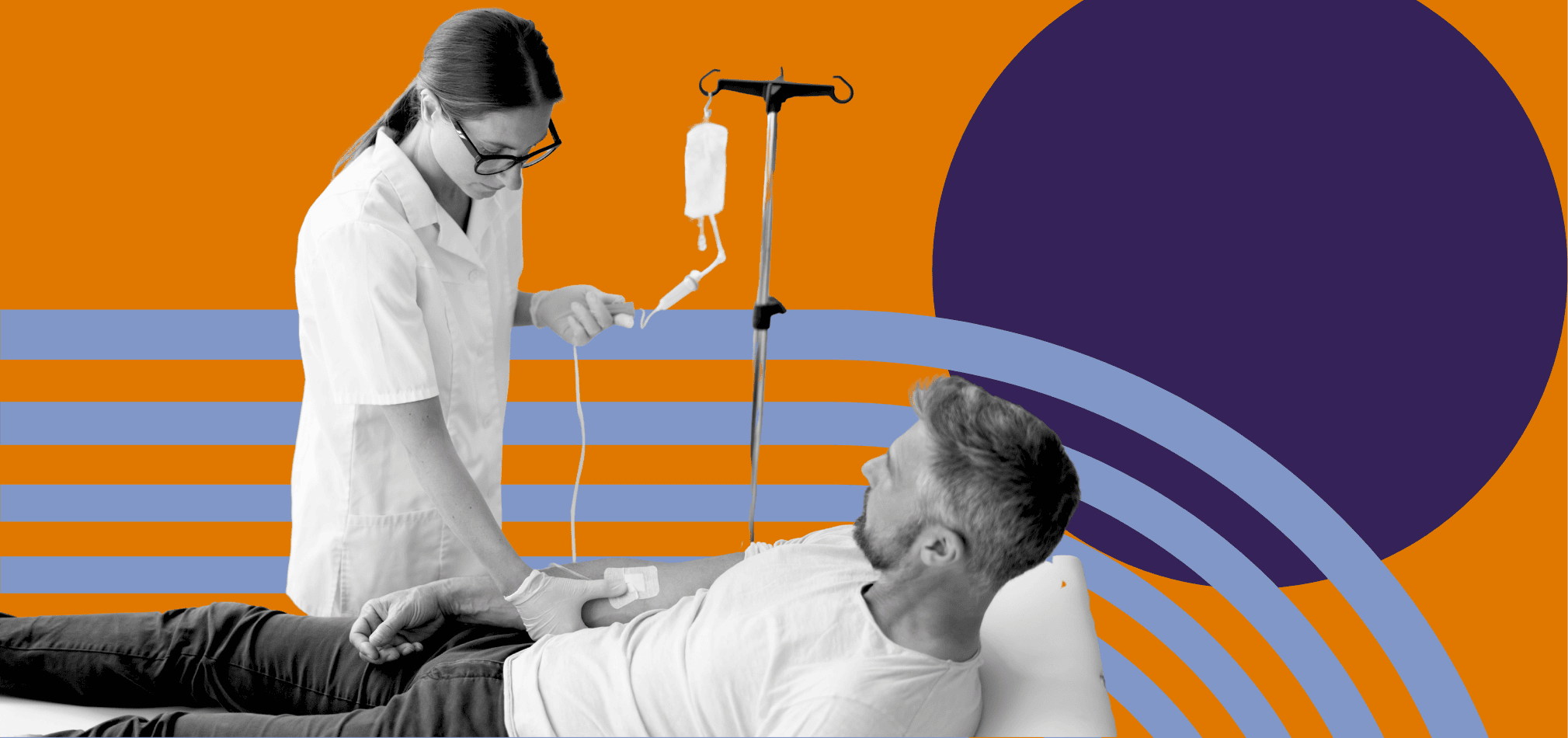A nurse treats higher acuity level patients first in accordance with Medicare regulations.